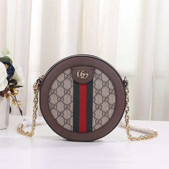Gucci Ophidia mini GG round shoulder bag - Picture 1 of 7
